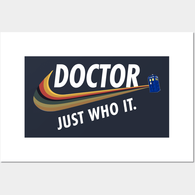 Just Who It Rainbow Wall Art by StarTrooper3000